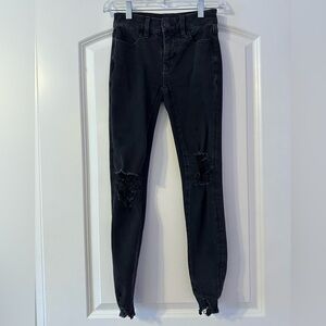 American Eagle Outfitters Black Skinny Jeans Sleek Fit